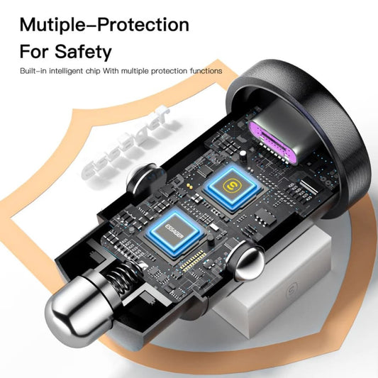 Essager Car Charger (Type C & USB Port) 9eight5