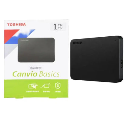 External Hard Drive (500GB–2TB) USB 3.0 Habicare