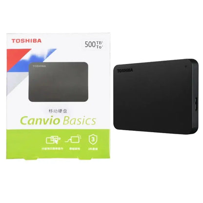 External Hard Drive (500GB–2TB) USB 3.0 Habicare