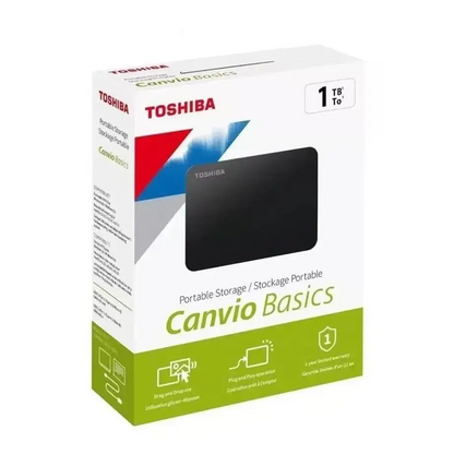 External Hard Drive (500GB–2TB) USB 3.0 Habicare