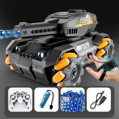 RC Tank Shoots Gesture Sensing Rc Stunt Car Light &amp; Music Water Bullet Ball dealonline.co.nz