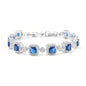 Adjustable full diamond bracelet for women
