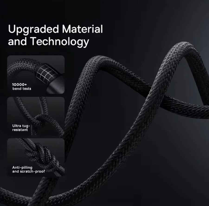 Micro USB Nylon Braided Cable – Fast Charging & Data Sync