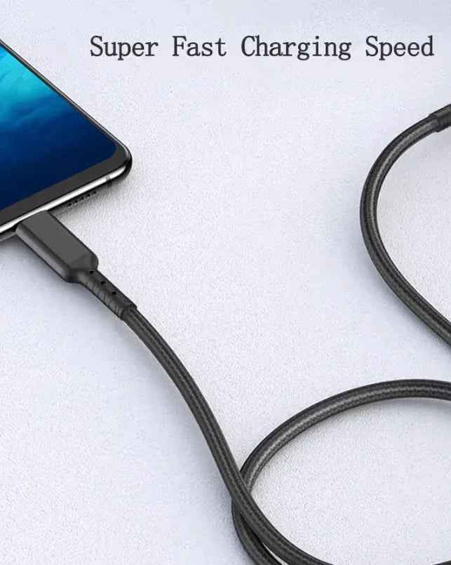 Durable Type-C to Type-C Cable – Fast Charging & Data Sync USB-C Cable