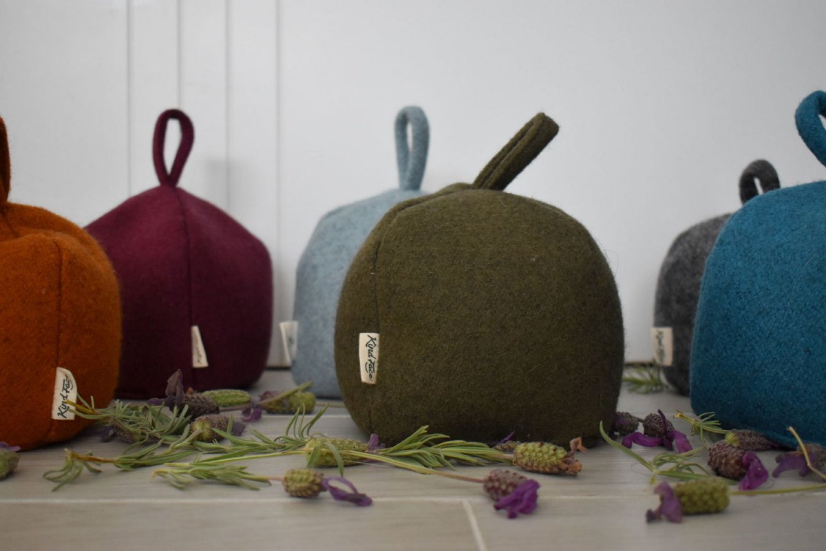 Felted NZ Wool Door Stop Do Not Disturb Sleep Company