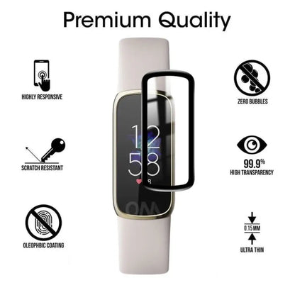 Screen Protectors for Fitbit Luxe (Pack of 5) Habicare