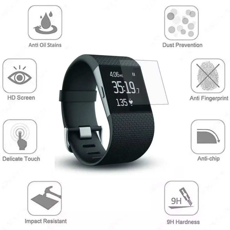 Screen Protectors for Fitbit Surge (Pack of 5) Habicare