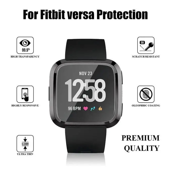 Protective Case for Fitbit Versa 1 (Black) Habicare