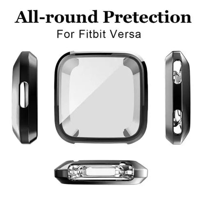 Protective Case for Fitbit Versa 1 (Black) Habicare