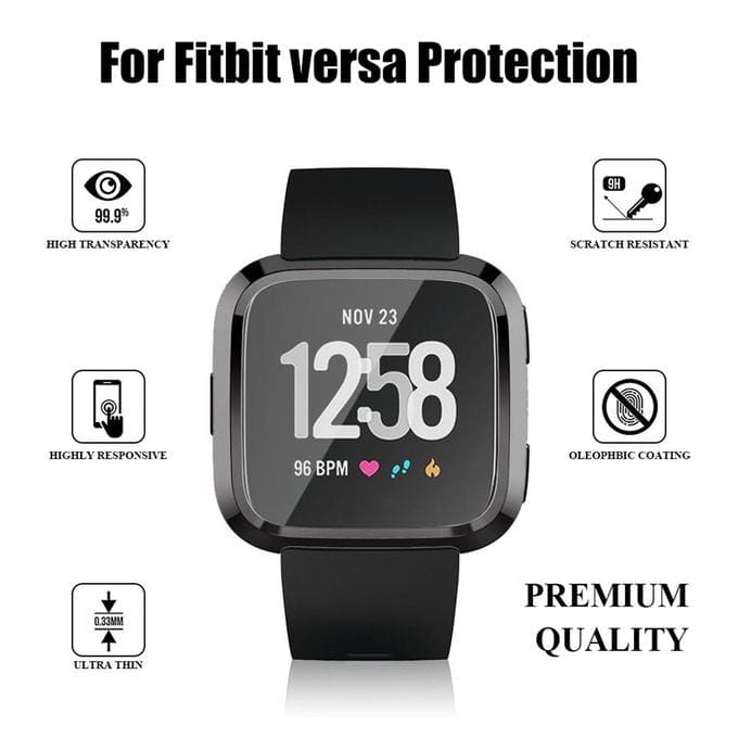 Protective Case for Fitbit Versa 1 (Black) That Watch Shop