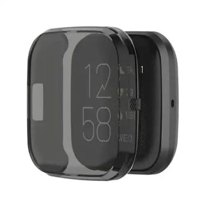 Protective Case for Fitbit Versa 2 (Transparent Black) Habicare