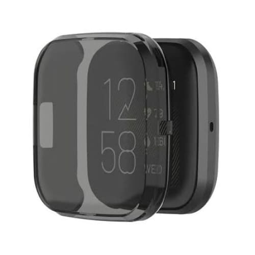 Protective Case for Fitbit Versa 2 (Black Smoke) That Watch Shop