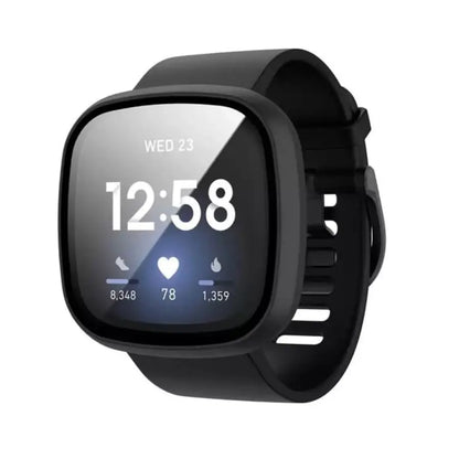 Protective Case for Fitbit Versa 4 (Black) Habicare