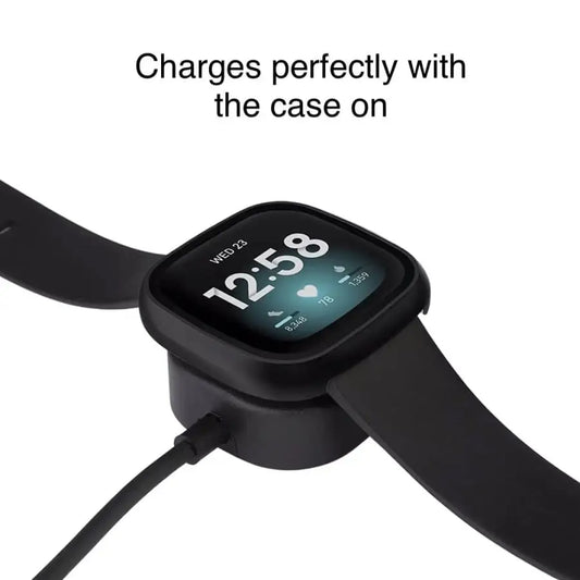 Protective Case for Fitbit Versa 4 (Clear) Habicare