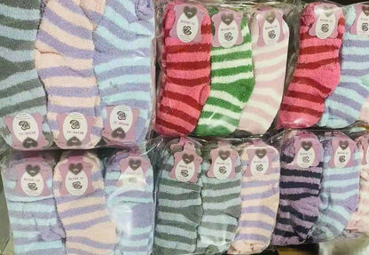 WHOLESALE - (60 Pairs) Soft & Warm Fleece Socks dealonline.co.nz