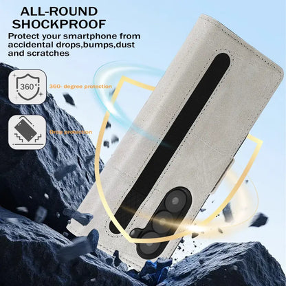 Flip Leather Phone Case for the Samsung Galaxy Z Fold7 (2 colours available) Habicare
