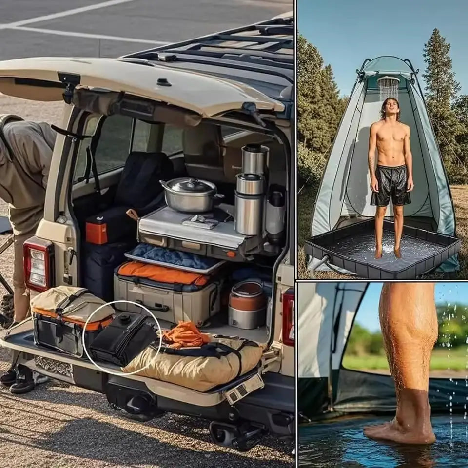 Foldable Camping Shower Pan Habicare