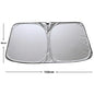 Folding Car Windshield Sunshade Anti-UV Visor (2 sizes available) Habicare