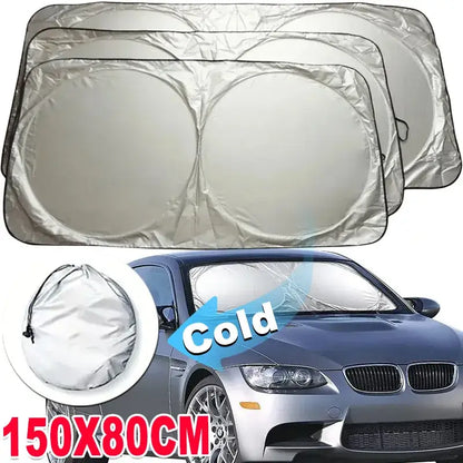 Folding Car Windshield Sunshade Visor Habicare