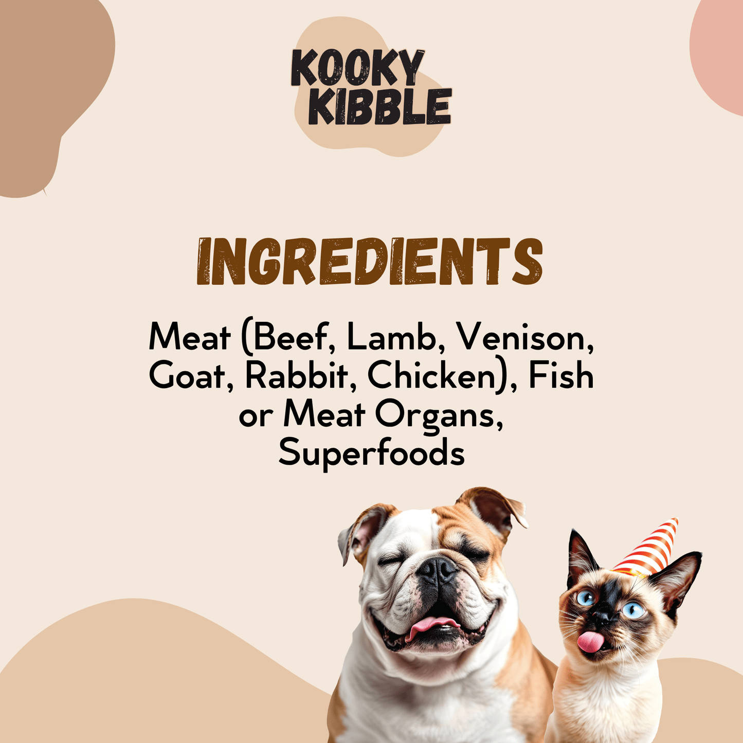 Kooky Kibble Grain-Free Dog Bundle with Treats & Toppers