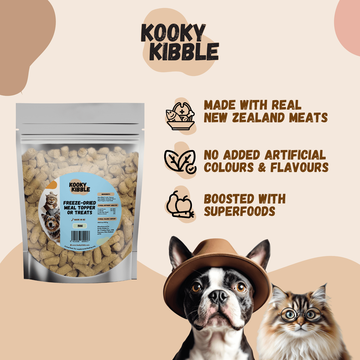 Kooky Kibble Grain-Free Cat Essentials Bundle