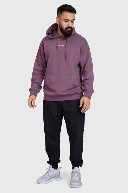 Fuaark Nz Signature Oversized Mauve Hoodie showing a relaxed fit, soft fabric, and casual style perfect for comfortable everyday wear.