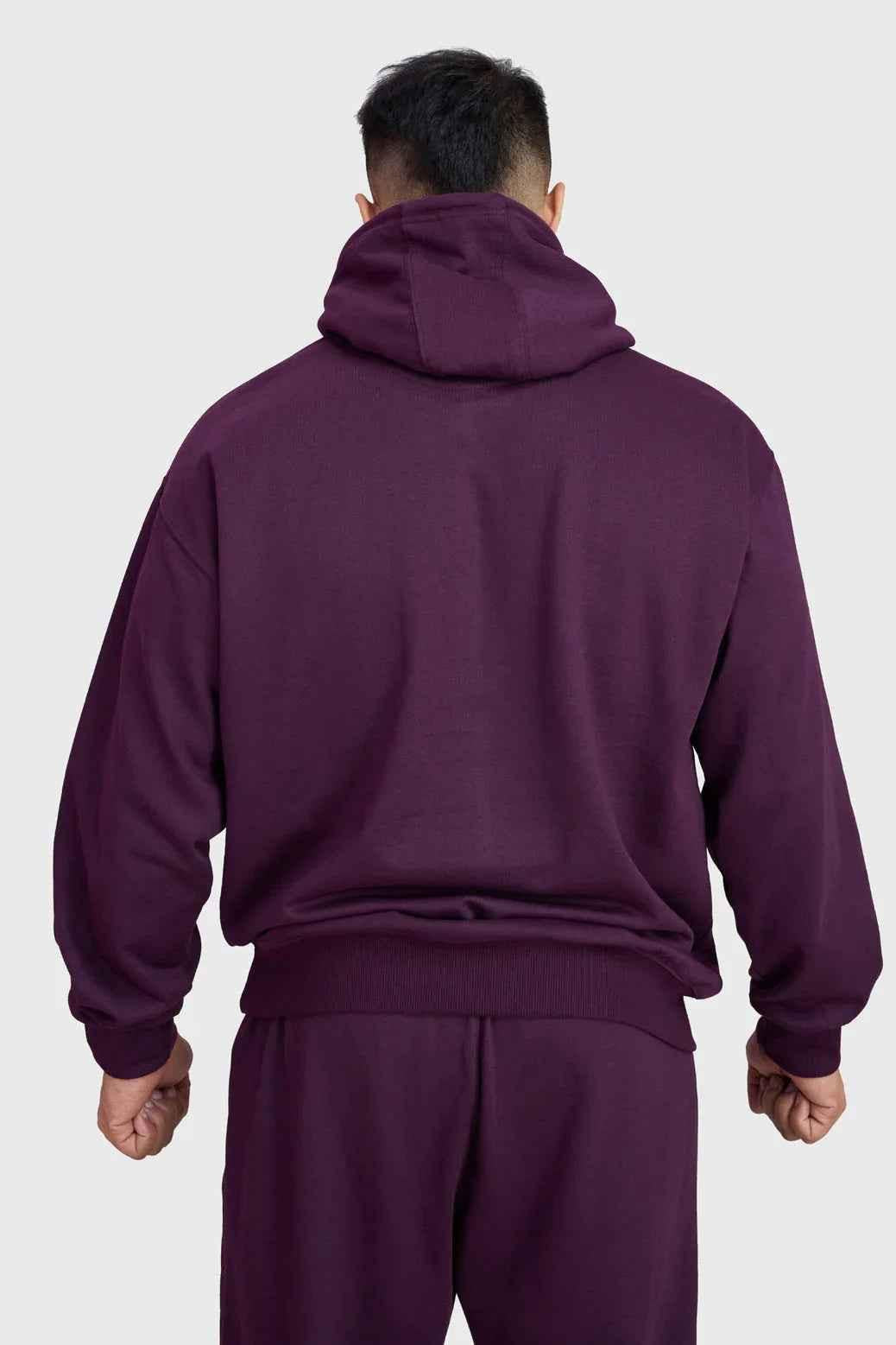 Fuaark Nz Signature Oversized Plum Hoodie, soft and comfortable with a relaxed fit, perfect for casual wear and style.