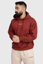 Fuaark Nz Signature Oversized Rust Hoodie with a relaxed fit, soft fabric, and casual style for comfort and everyday wear.