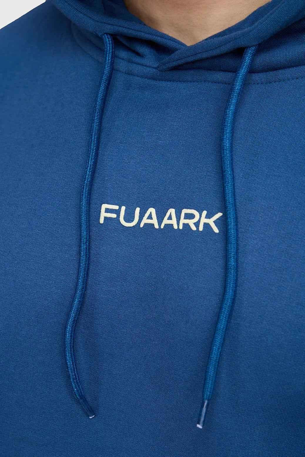 Navy Signature Oversized Hoodie by Fuaark NZ with a relaxed fit, soft fabric, and casual style.