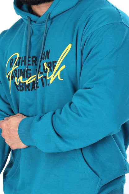 Oversized teal hoodie from Fuaark Nz, featuring a soft, comfortable fit and stylish design perfect for casual wear.