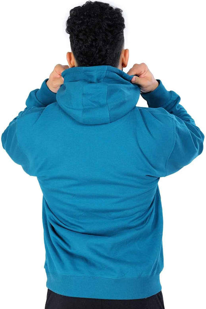 Oversized teal hoodie from Fuaark Nz with a relaxed fit, soft fabric, and casual style, perfect for comfortable everyday wear.