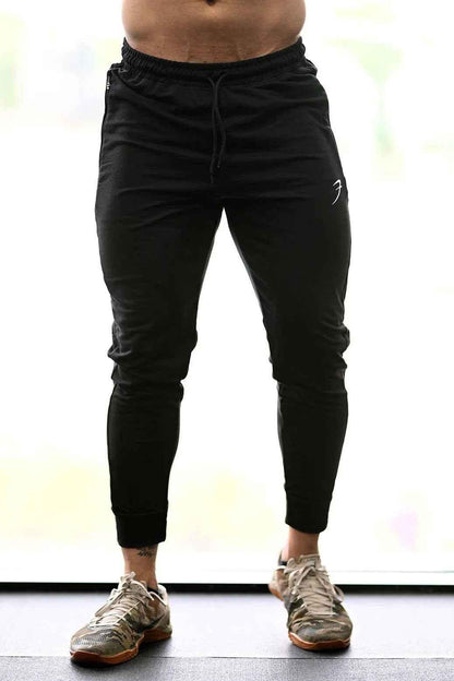 Black Fuaark Nz fall joggers for comfort, featuring a relaxed fit and activewear style for everyday casual wear.
