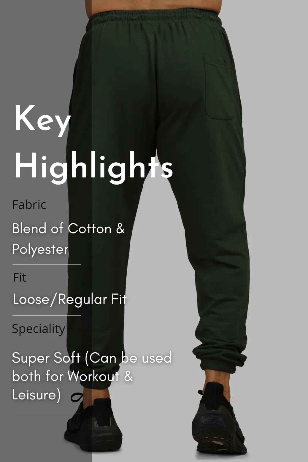 Green fall joggers by Fuaark Nz, comfortable regular fit designed for autumn style, soft fabric and casual wear.