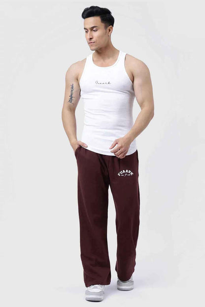 Fuaark Nz relaxed brown joggers with a laidback fit, featuring soft fabric and casual style for ultimate comfort.