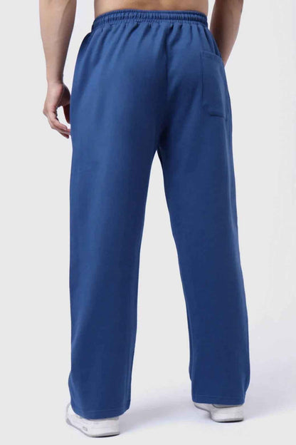 Fuaark Nz navy joggers pants in a laidback relaxed style, designed for comfort and casual wear.