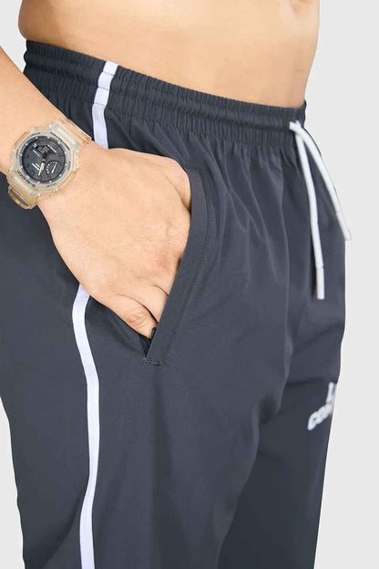 Fuaark NZ Lifting Community Joggers in Coal, black joggers with relaxed fit and elastic waistband, casual athletic style.