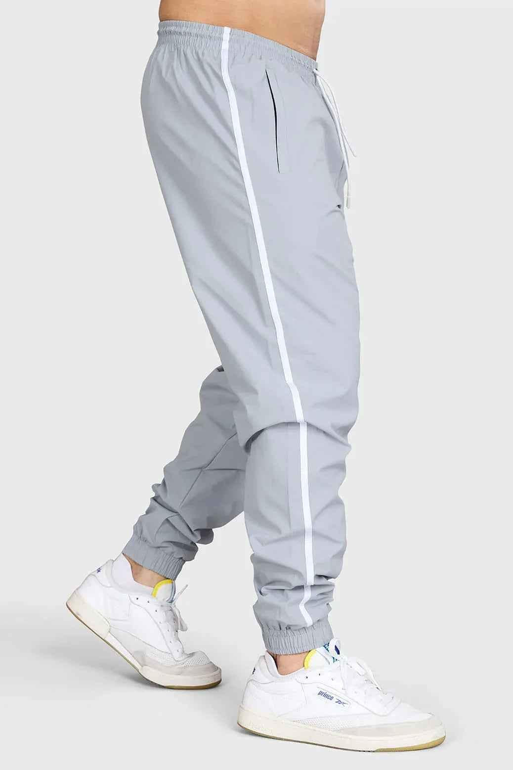 Light grey Fuaark Nz Lifting Community Joggers, men's athletic joggers with a comfortable fit and stylish design.