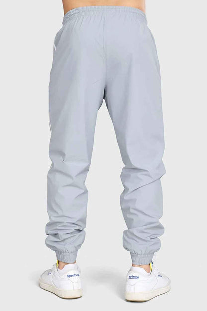 Light grey Fuaark Nz Lifting Community Joggers, casual athletic pants with a relaxed fit and comfortable fabric.