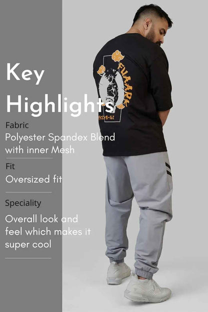 Light grey Fuaark Nz Momentum Joggers laid flat, showing the comfortable fit and soft fabric of these stylish men's joggers.