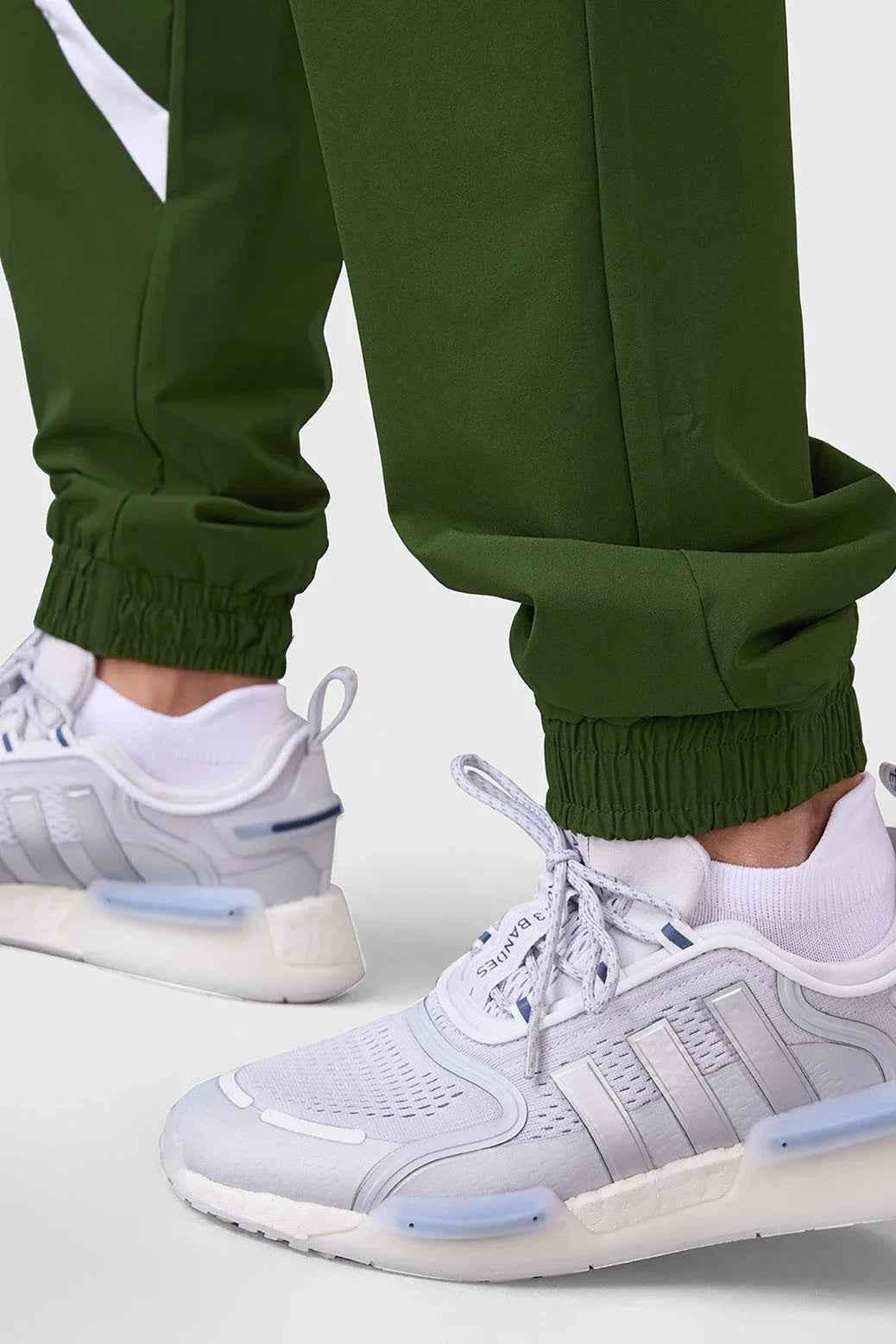 Fuaark Nz Momentum Joggers in olive color, showcasing the comfortable fit and casual style of these men's joggers.