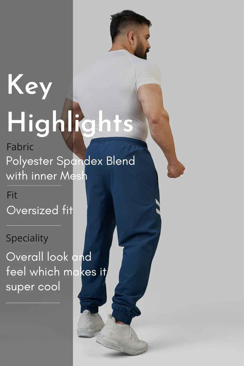 Fuaark Nz Momentum Joggers in teal color, showing the comfortable fit and soft fabric, ideal for casual wear.