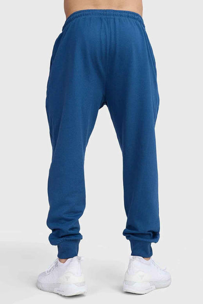 Navy Signature Oversized Joggers by Fuaark Nz, relaxed fit with elastic waistband and cuffed ankles, casual comfortable style