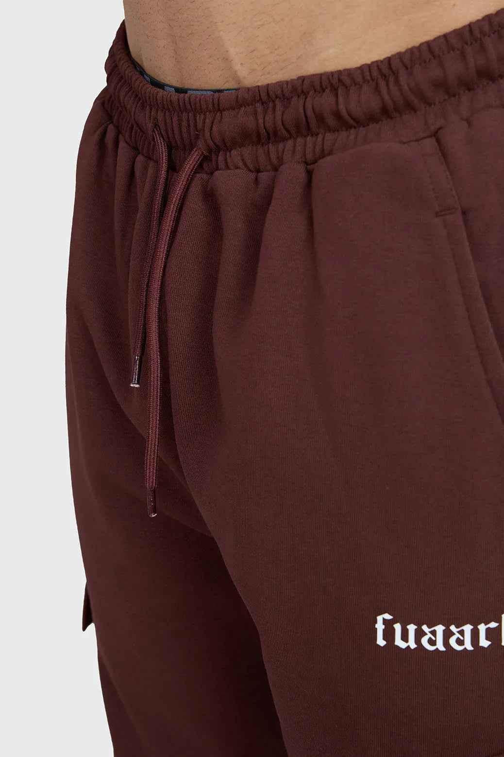 Fuaark Nz Pinnacle Pocket Pants brown joggers with side pockets, slim fit design, casual comfortable men's pants.