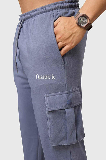 Fuaark Nz Pinnacle Pocket Pants Grey joggers with side pockets, slim fit, made of comfortable fabric, casual style for everyday wear.