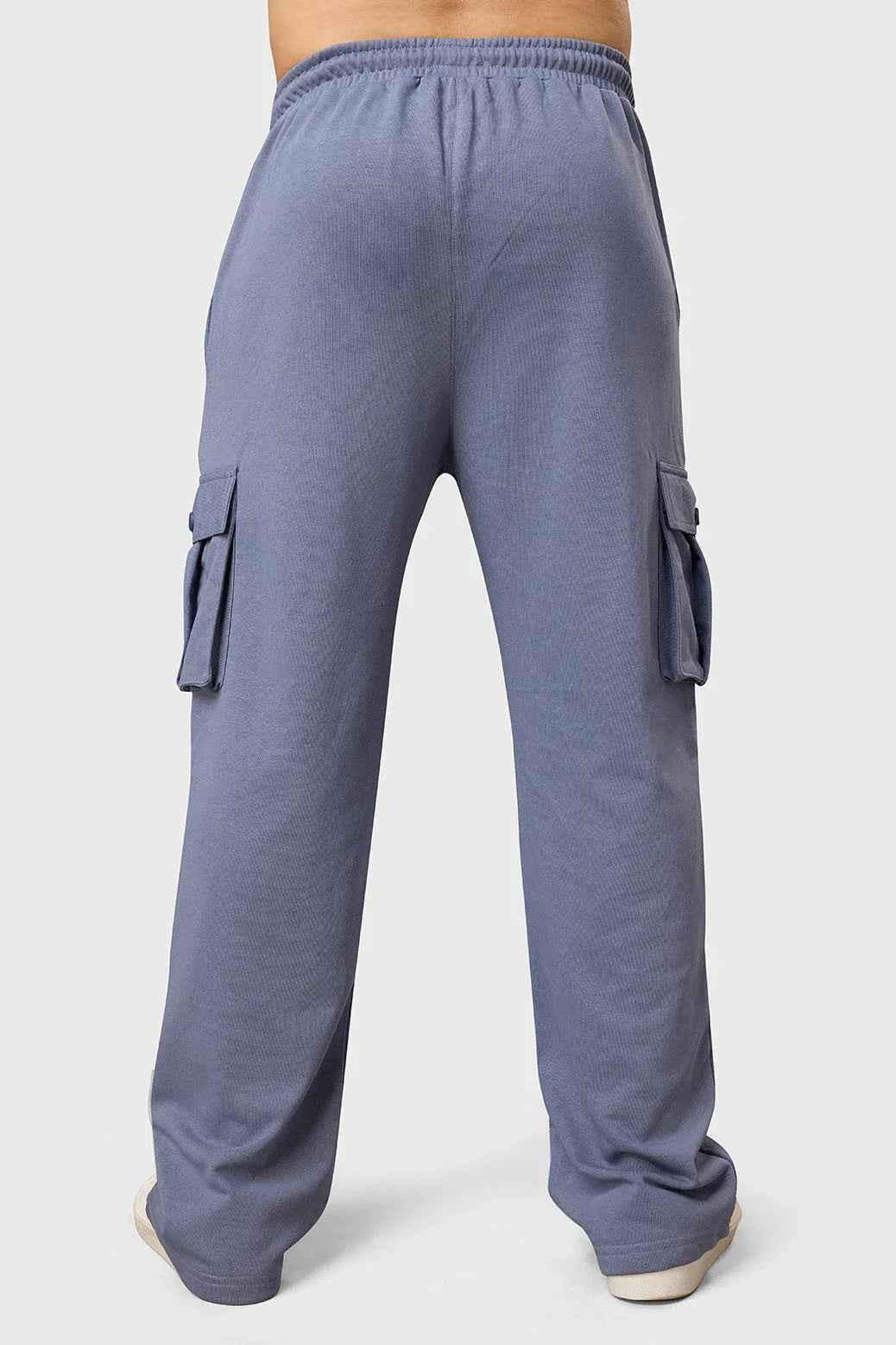 Fuaark Nz Pinnacle Pocket Pants grey joggers with side pockets and elastic waistband, casual athletic style.