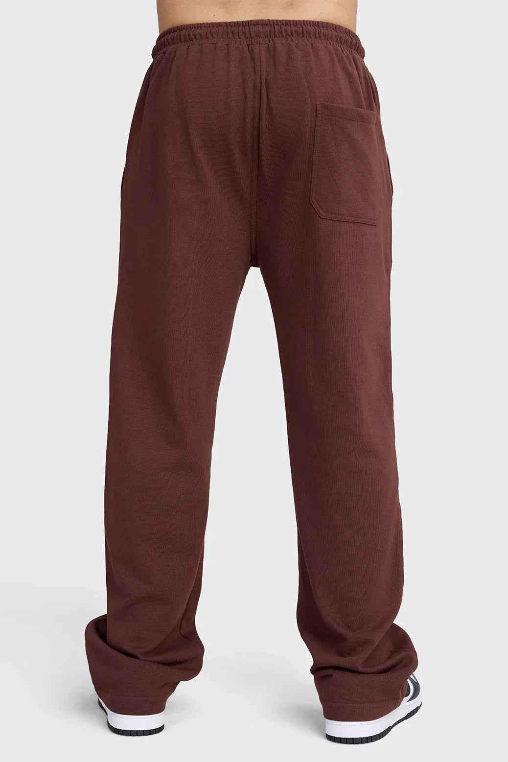 Fuaark Nz Pinnacle Straight Pants Brown joggers made of comfortable fabric, featuring a relaxed fit and stylish design.