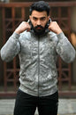 Light grey camo jacket for men by Fuaark NZ, showcasing a stylish and versatile design perfect for casual wear.