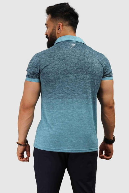Fuaark Nz Raw Polo Blue T-shirt in regular fit, casual men's polo shirt with soft fabric and classic design.