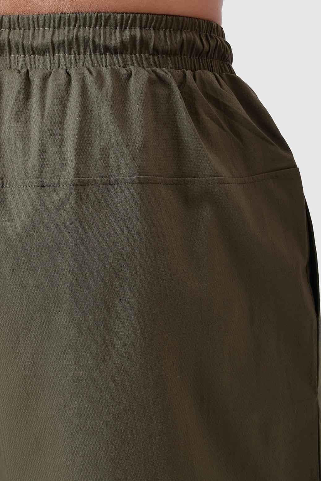 Olive Edge shorts for men by Fuaark Nz, featuring a stylish design with a comfortable fit and casual look.