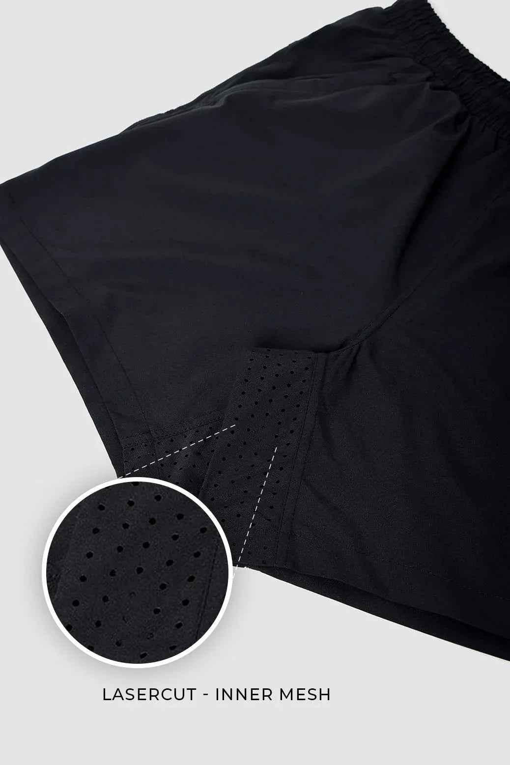 Black Nova Shorts by Fuaark Nz, stylish men's shorts with a modern fit and sleek black design, perfect for casual wear.